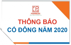 Thông báo cổ đông năm 2020