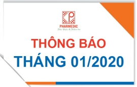 Thông báo tháng 01/2020