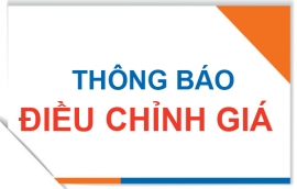 Thông báo kể từ ngày 01/01/2023 sẽ điều chỉnh giá các mặt hàng