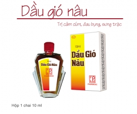 Thông báo mặt hàng: DẦU GIÓ NÂU (Chai 10ml) kể từ lô 0020319 sẽ thay đổi mẫu toa