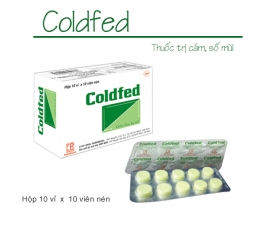 COLDFED (H/10 vỉ /10 viên) kể từ lô 0200619 sẽ thay đổi mẫu toa mới (mẫu đính kèm)