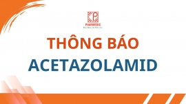 THÔNG BÁO THAY ĐỔI MẪU NHÃN ACETAZOLAMID