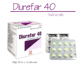 DIUREFAR kể từ lô 0010322 sẽ thay đổi mẫu toa và hộp đơn vị (hình đính kèm) Đơn giá bán buôn không thay đổi