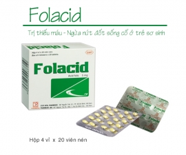 Thông báo kể từ ngày 01/04/2023 sẽ điều chỉnh giá mặt hàng FOLACID