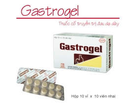 GASTROGEL (Hộp/10 Vỉ/10 Viên và Hộp/1 Lọ/80 Viên) có thay đổi đơn giá bán buôn