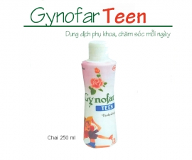 Thông báo mặt hàng mỹ phẩm mới: GYNOFAR TEEN (chai 250ml)