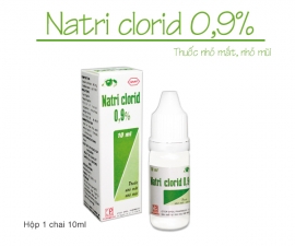 Thông báo mặt hàng: NATRI CLORID 0,9% (nhỏ mắt, mũi) kể từ lô 3590421 sẽ thay đổi mẫu toa. Đơn giá bán buôn không thay đổi