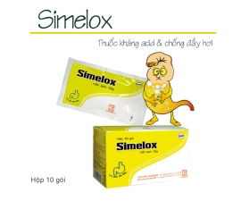 SIMELOX kể từ lô 0040220 sẽ thay đổi mẫu toa theo TT01/2018
