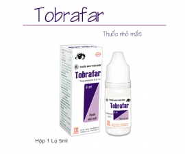 Công ty xin thông báo tiếp tục sản xuất và phân phối mặt hàng: TOBRAFAR (chai 5ml)